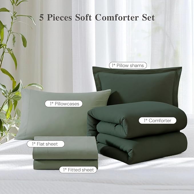 Comforter Set - Twin XL - 5 Piece