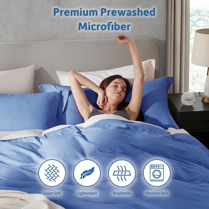 Duvet Cover Set - King - 104 x 90 in - 3 Piece