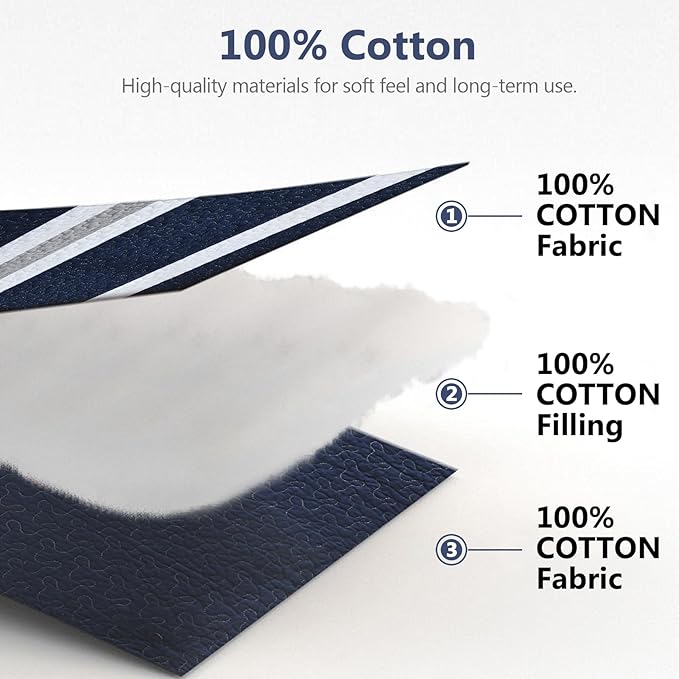 100% Cotton Bedding Set - California King - 3 Piece