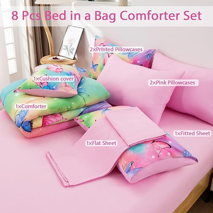 Comforter Set - Queen - 8 Piece