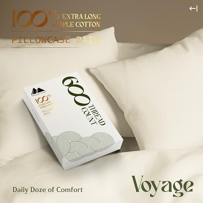 Linen Cooling Pillowcase Set - King - 2 Piece