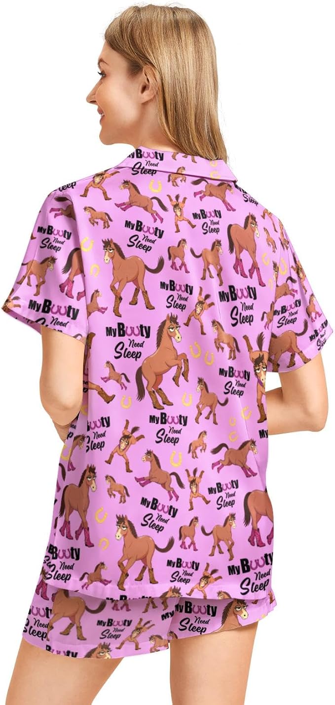 Women's Pajama Set - Short Sleeve - 2 Piece