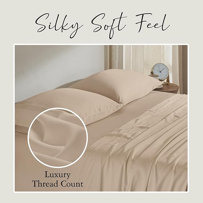 Bamboo Cooling Bed Sheet Set - King