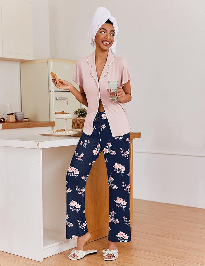 Women's Pants Pajama Set - 2 Piece