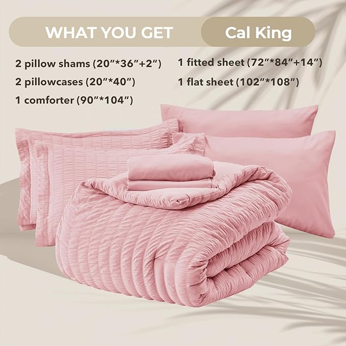 Comforter Set - California King - 7 Piece