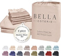 Bamboo Cooling Bed Sheet Set - King - 6 Piece