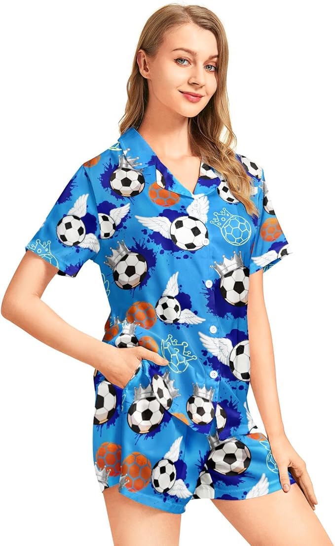 Women's Pajama Set - Short Sleeve - 2 Piece