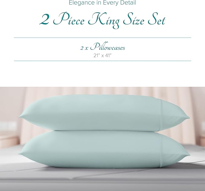 Linen Cooling Pillowcase Set - King - 2 Piece