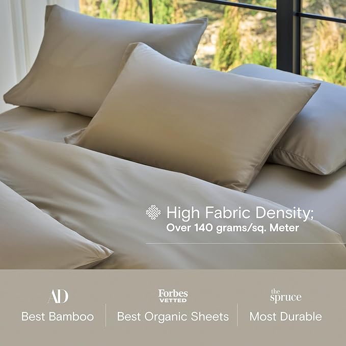 Bamboo Cooling Duvet Cover Set - Queen