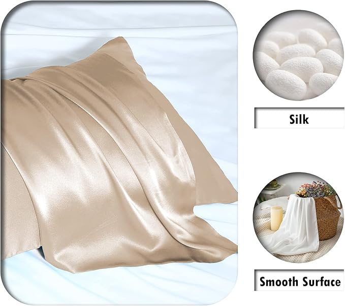 Mulberry Silk Pillowcase Set - King - 2 Piece