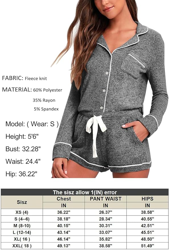 Pajama Set - Long Sleeve - 2 Piece