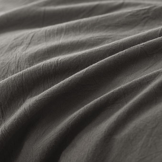 Linen Duvet Cover Set - King - 104 x 90 in - 3 Piece