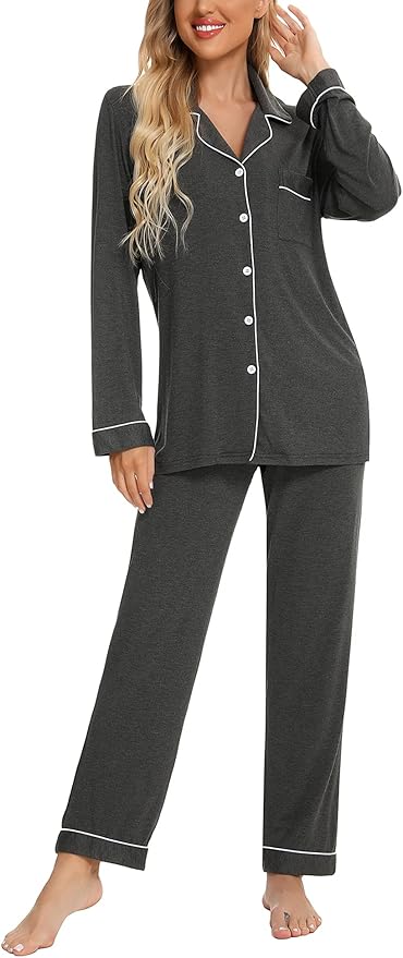 Women's Pants Pajama Set - Long Sleeve - 2 Piece