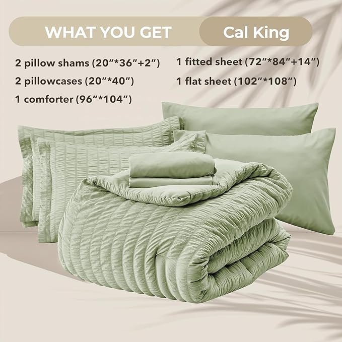 Comforter Set - California King - 7 Piece