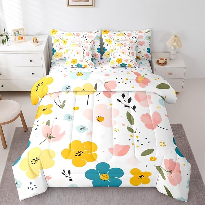 Microfiber Comforter Set - Queen - 7 Piece