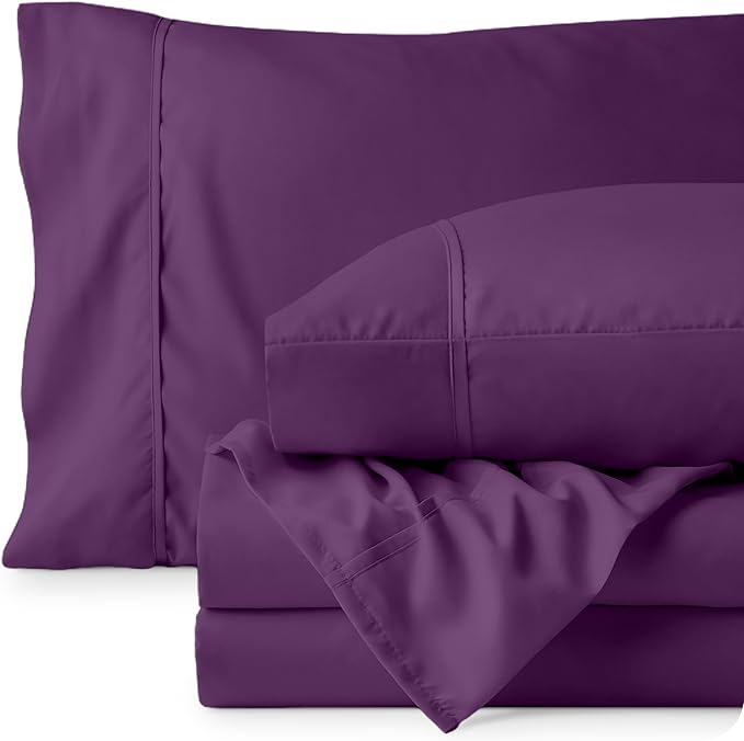 Microfiber Bed Sheet Set - Full - 4 Piece