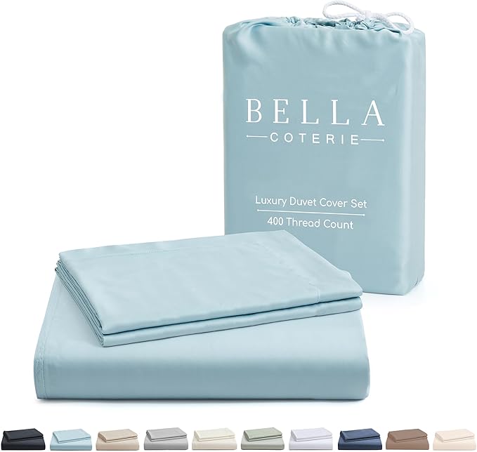 Bamboo Cooling Duvet Cover Set - Queen - 3 Piece