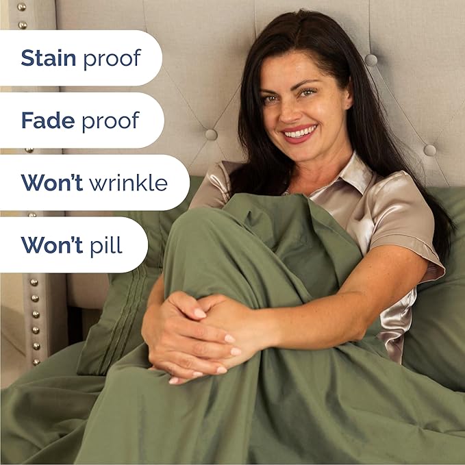 Cooling Bed Sheet Set - Queen - 4 Piece