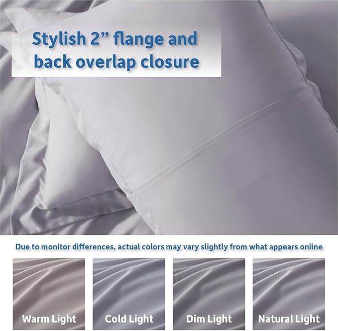 Down Alternative Duvet Cover Set - King - 4 Piece
