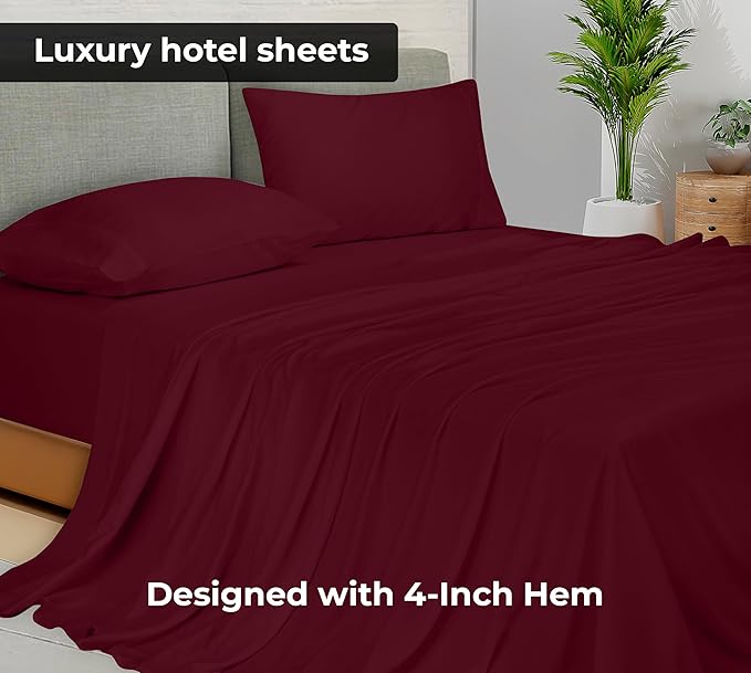 Microfiber Flat Sheet - Twin - 2 Pack
