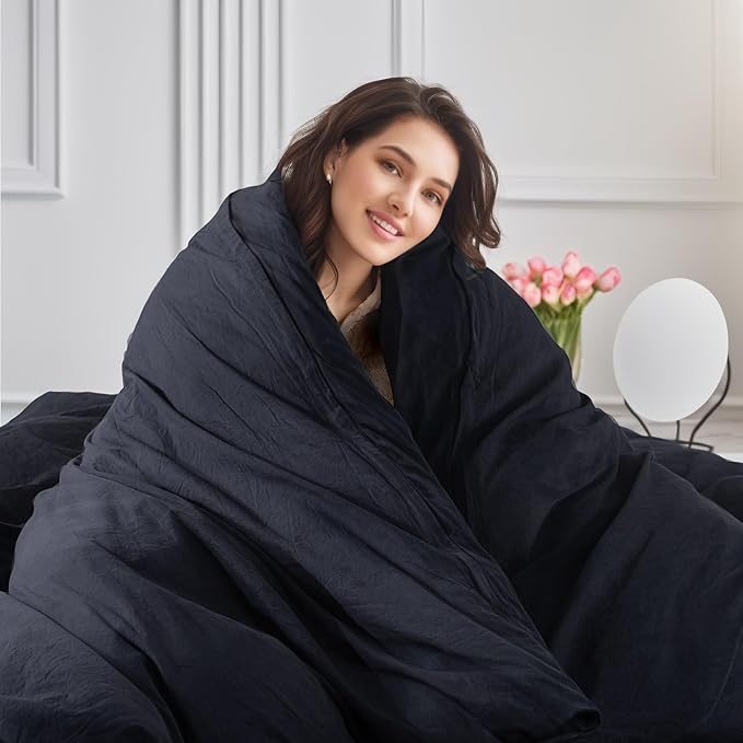 Linen Duvet Cover Set - Twin - 2 Piece