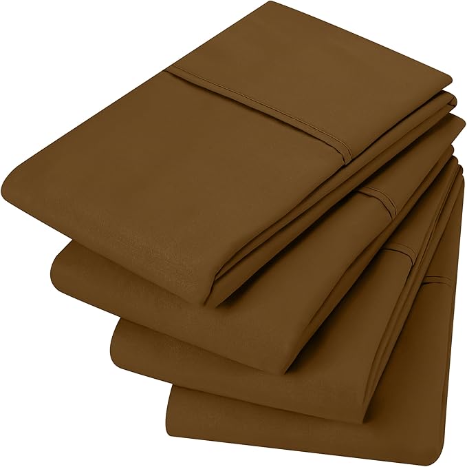 Microfiber Pillowcase Set - Standard - 20 x 26 in - 4 Pack