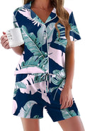 Women's Pajama Set - Short Sleeve - 2 Piece