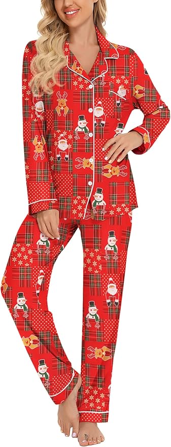 Women's Pants Pajama Set - Long Sleeve - 2 Piece