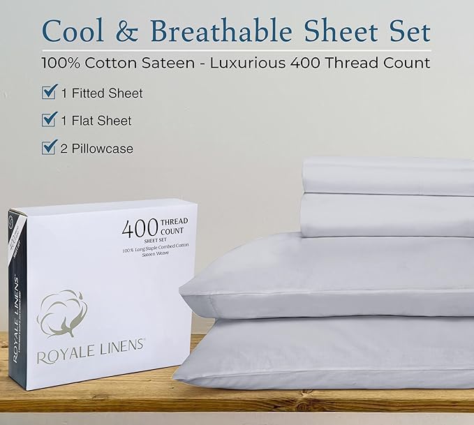 Cooling Bed Sheet Set - Full - 4 Piece