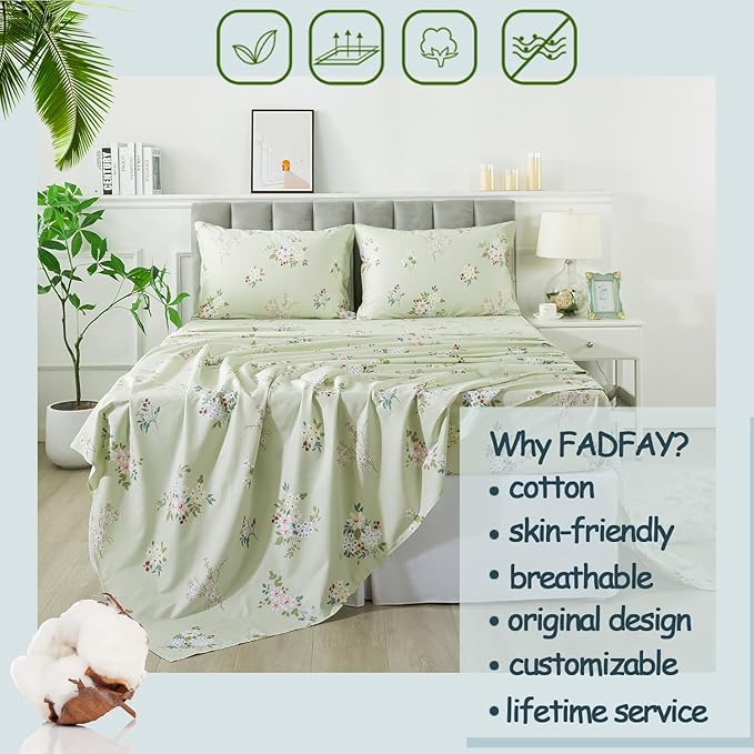 Bed Sheet Set - Full - 4 Piece