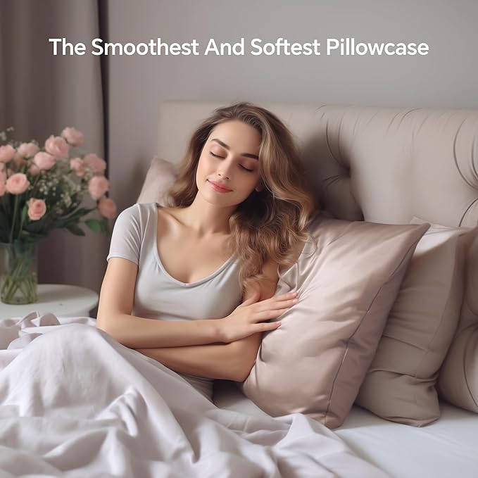 Mulberry Silk Cooling Pillowcase - Queen - 20 x 30 in