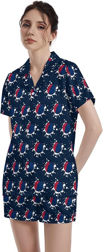 Women's Pajama Set - Short Sleeve - 2 Piece