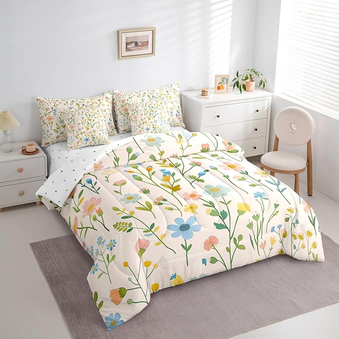 Microfiber Comforter Set - Queen - 7 Piece