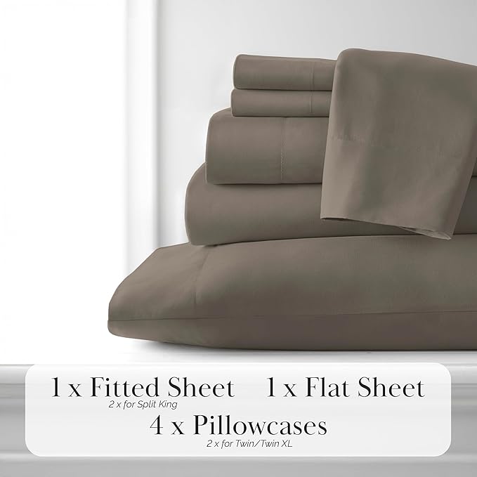 Bed Sheet Set - Queen - 4 Piece