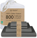 100% Cotton Bed Sheet Set - California King - 16 in Deep Pocket - 4 Piece