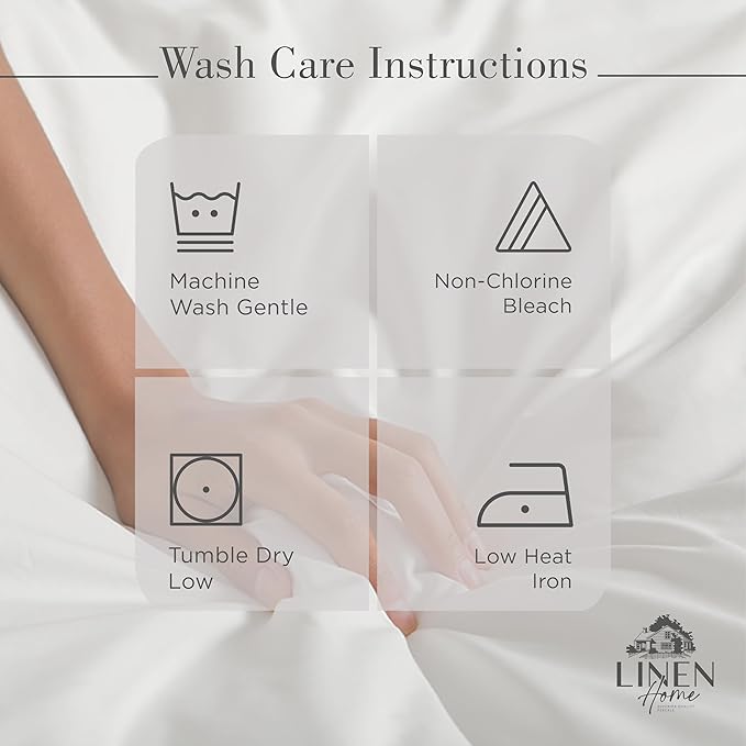 100% Cotton Bed Sheet Set - King - 4 Piece