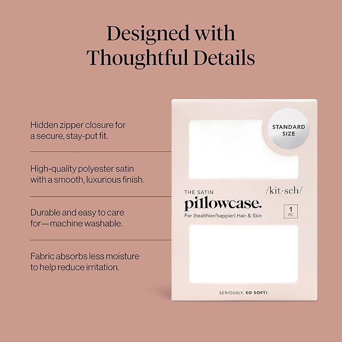 Satin Cooling Pillowcase - Standard