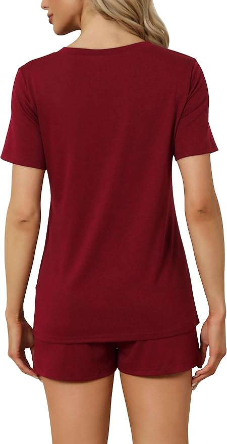 Women's Pajama Set - Short Sleeve - 2 Piece