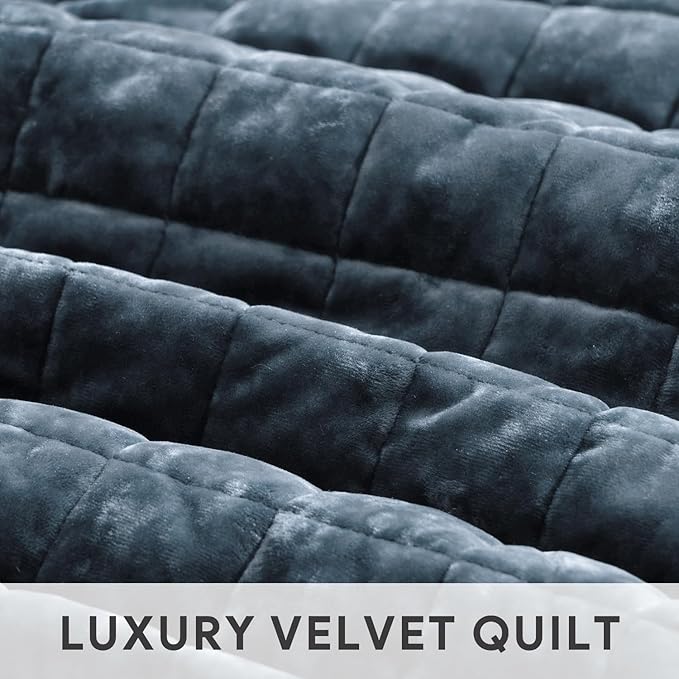 Velvet Quilt Set - Queen
