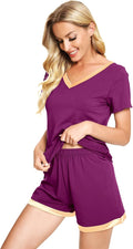 Women's Bamboo Cooling Pajama Set - Short Sleeve - 2 Piece