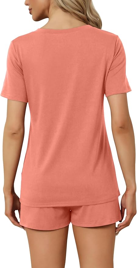 Women's Pajama Set - Short Sleeve - 2 Piece
