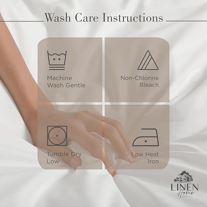 100% Cotton Bed Sheet Set - Twin - 3 Piece