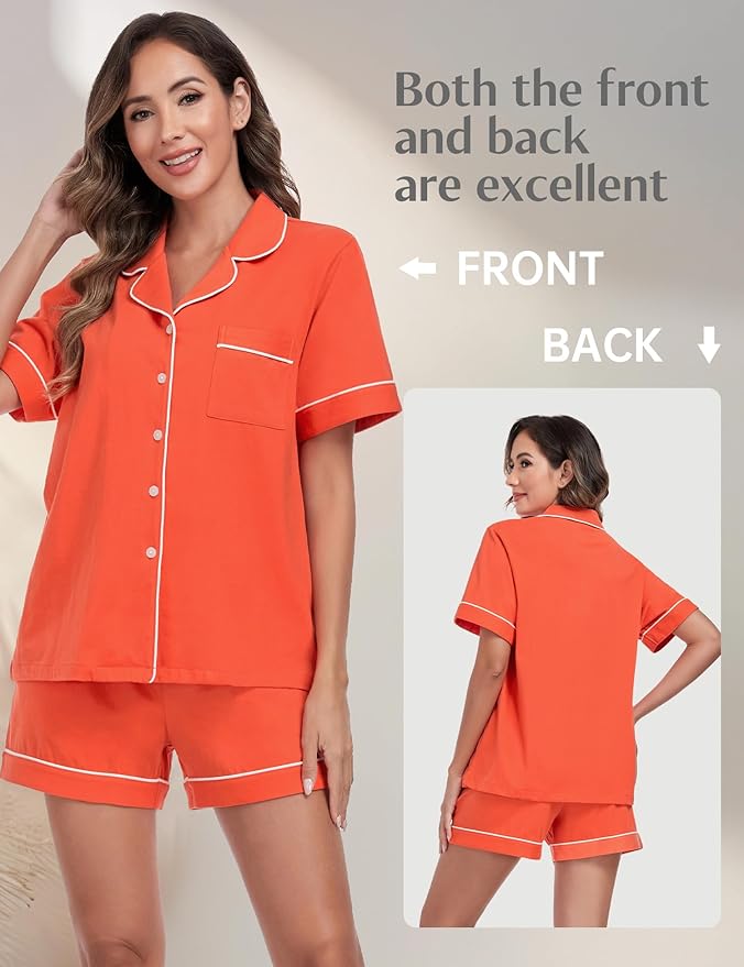 Women's Pajama Set - Short Sleeve - 2 Piece