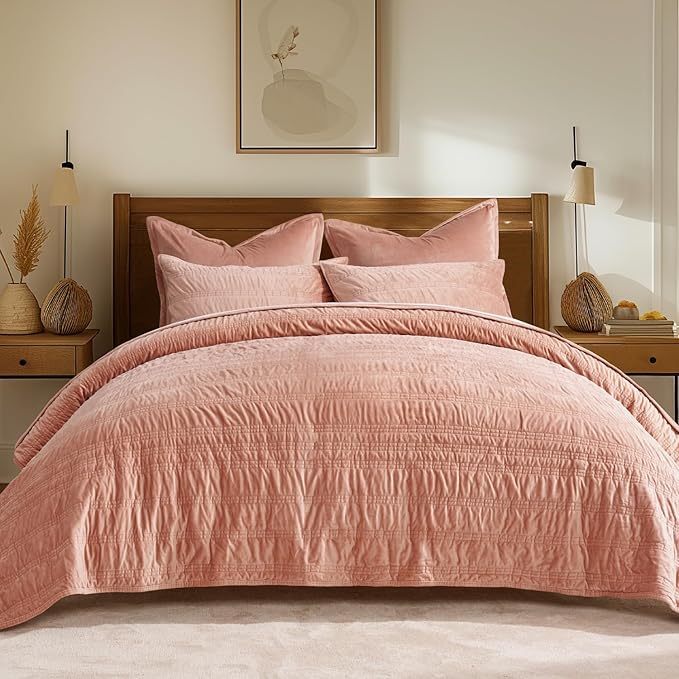 Velvet Quilt Set - King