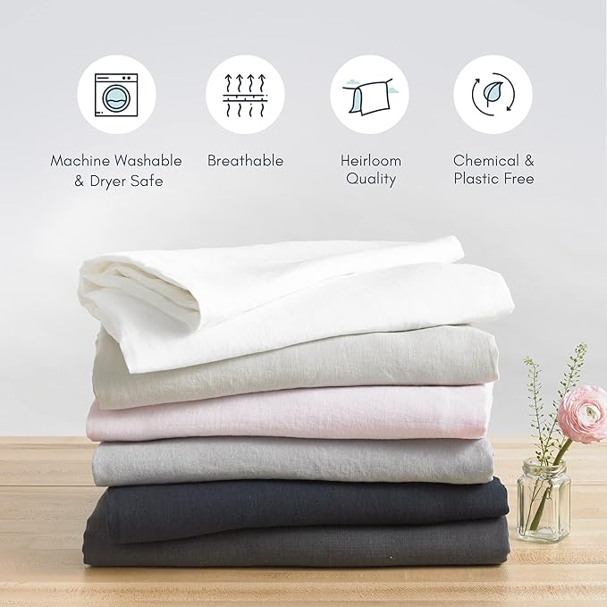 Linen Cooling Duvet Cover Set