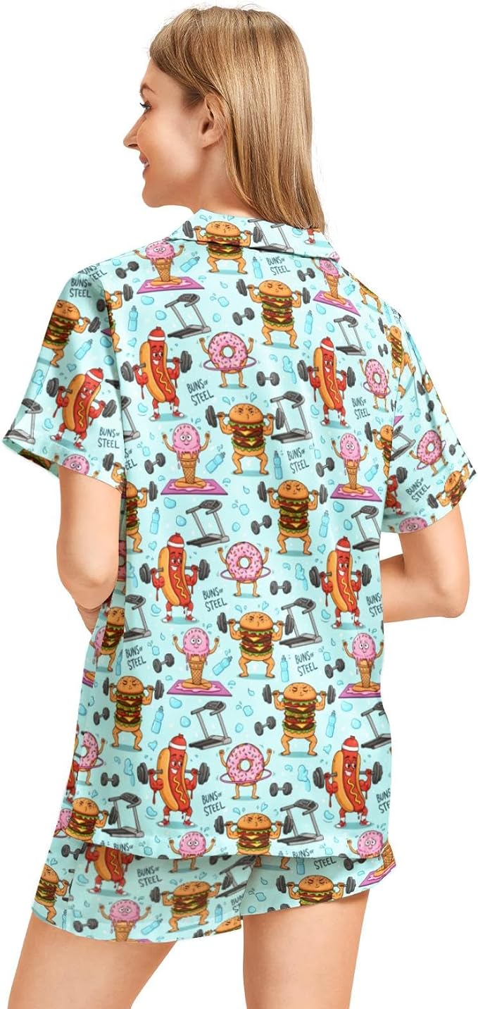 Women's Pajama Set - Short Sleeve - 2 Piece