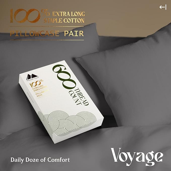 Linen Cooling Pillowcase Set - King - 2 Piece