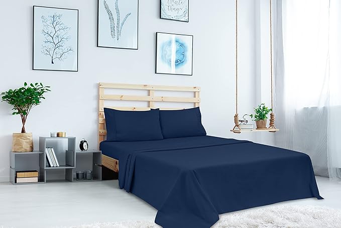 Microfiber Flat Sheet - Full - 2 Pack