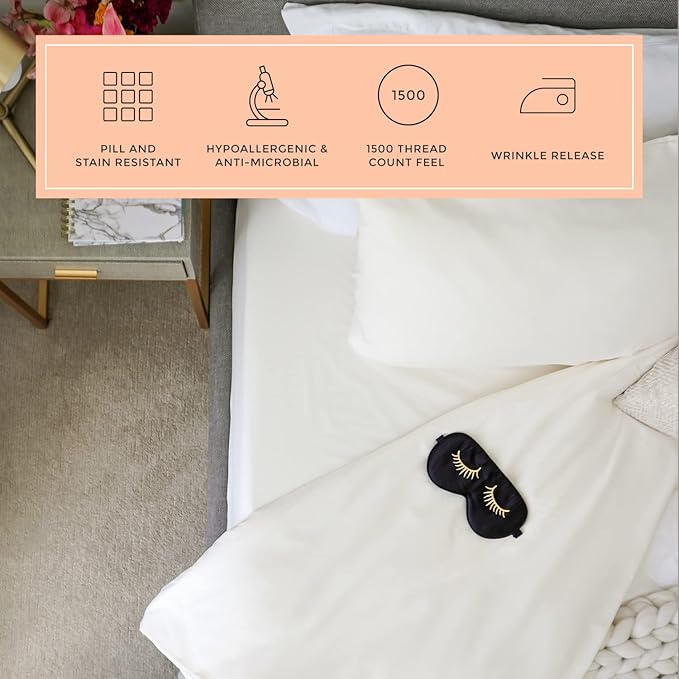 Cooling Bed Sheet Set - Full - 4 Piece