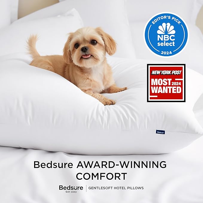 Down Alternative Bed Pillow - King - 4 Pack